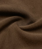 Scoop Neck Long Sleeve High-Low Oversized Thermal Casual Top — Cocoa — view 8