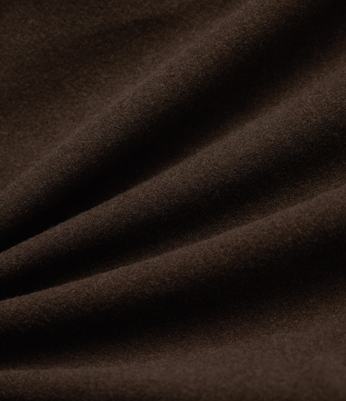Crossover Back Long Sleeve Fleece Casual Jacket with Pockets — Espresso Brown — view 7