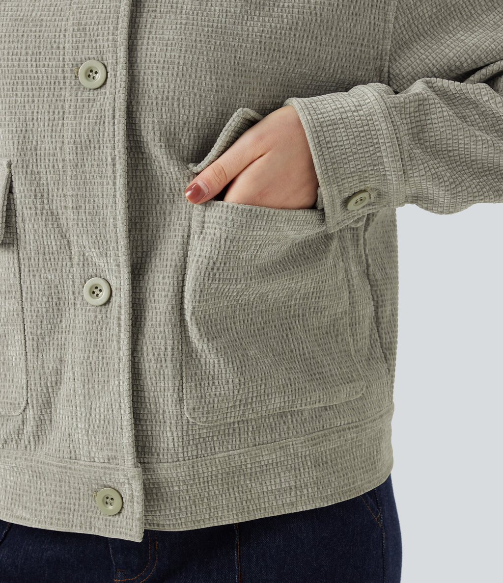Long Sleeve Casual Jacket with Pockets — London Fog — view 4