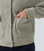Long Sleeve Casual Jacket with Pockets — London Fog — view 4