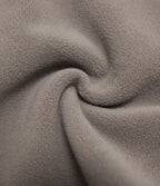 High Waisted Drawstring Tapered Fleece Hiking Joggers with Pockets — Walnut — view 7