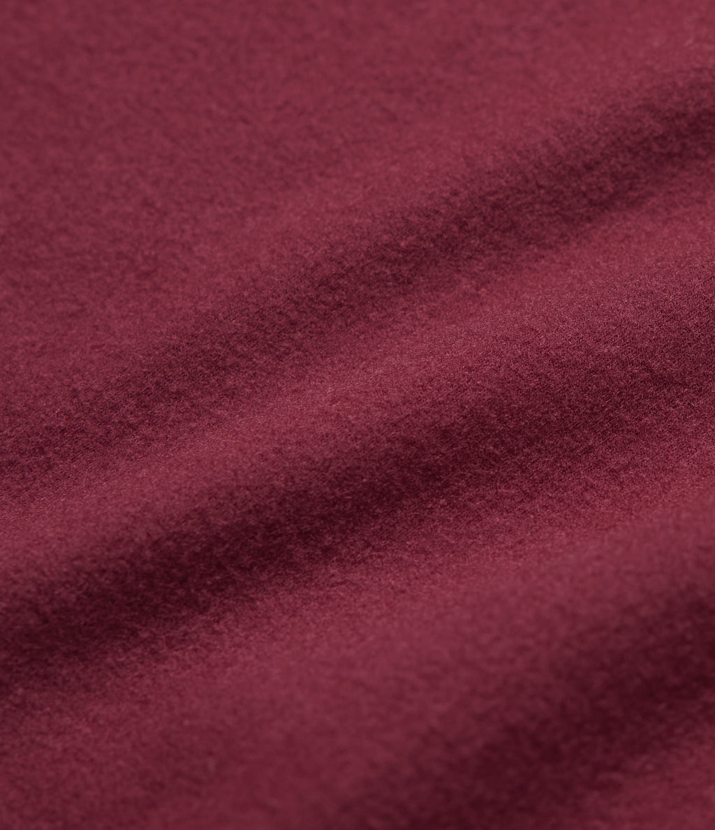 HeatCore Scoop Neck Long Sleeve Work Warming T-Shirt — Cordovan — view 7