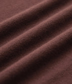 Ribbed Knit V-neck Long Sleeve Belted Midi Work Flowy Dress — Bitter Chocolate — view 7
