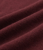 U-Neck Long Sleeve Wool-Blend Casual Jumper — Syrah — view 7