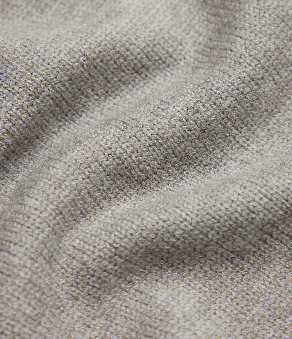 Reglan Long Sleeve Relaxed Fit Casual Jumper Shrug — Ephedra Ash — view 6