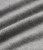 Ribbed Knit High Waisted Tummy Control Drawstring Casual Wide Leg Trousers with Pockets — Pebble Grey — view 7