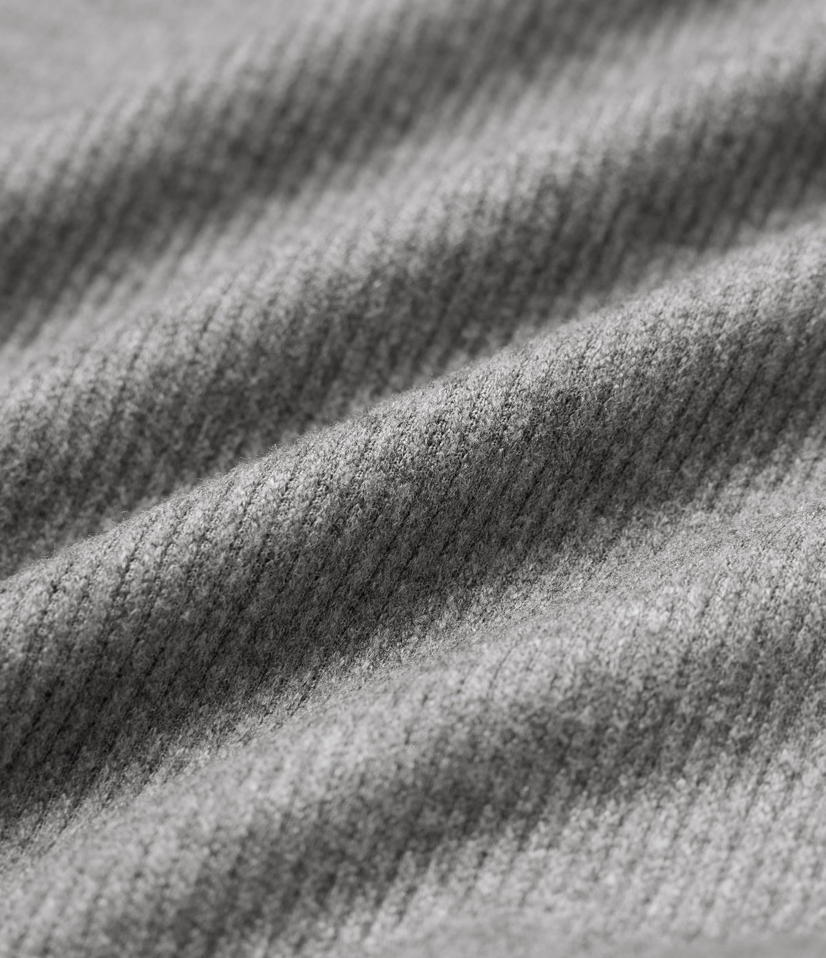 Ribbed Knit High Waisted Tummy Control Drawstring Casual Wide Leg Trousers with Pockets — Pebble Grey — view 7