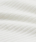 High Neck Long Sleeve Work Jumper — White — view 7