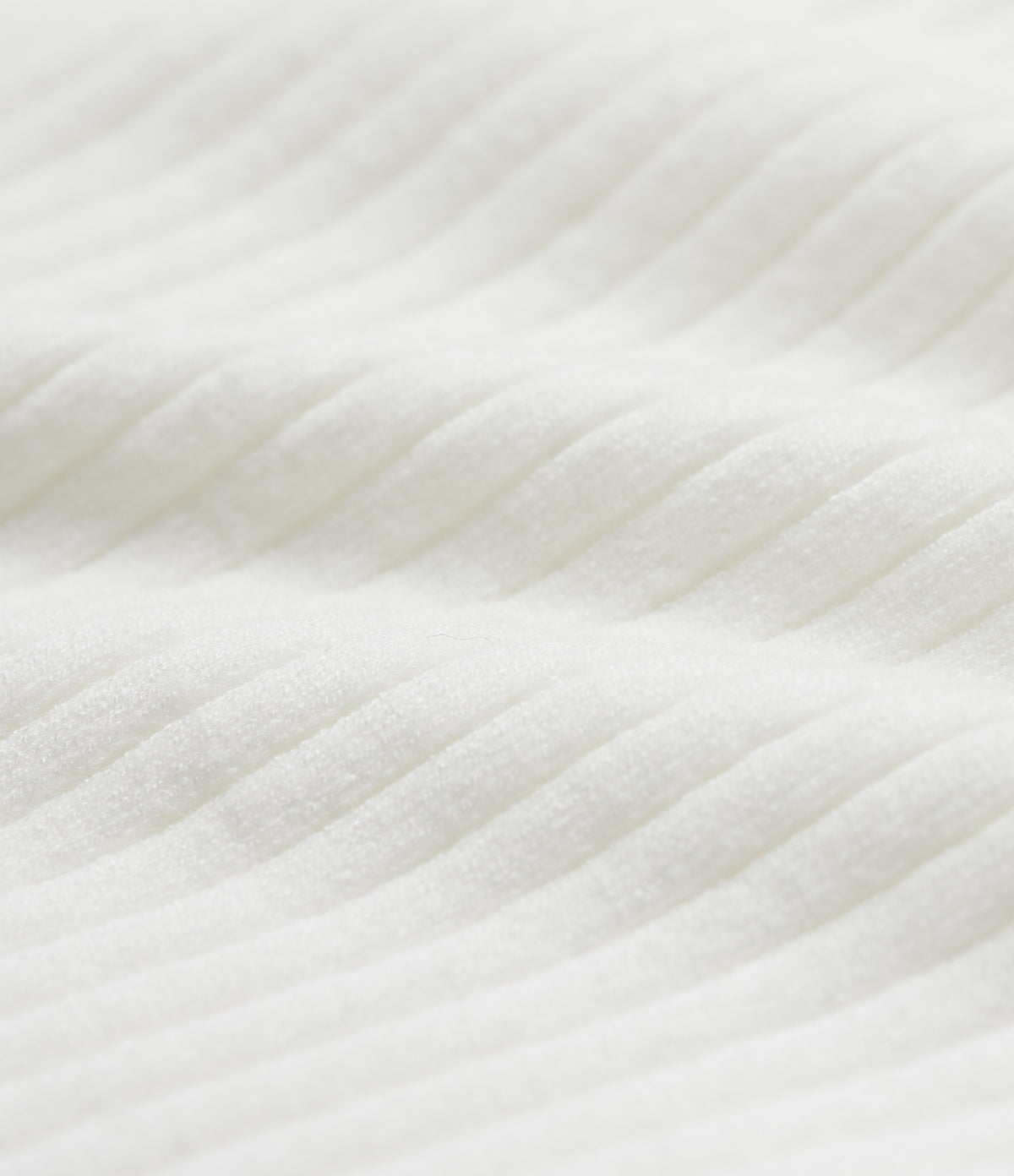 High Neck Long Sleeve Work Jumper — White — view 7