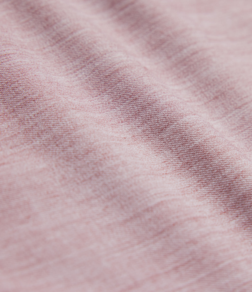 High Waisted Barrel Leg Casual Trousers with Pockets — Lilac Pink — view 8