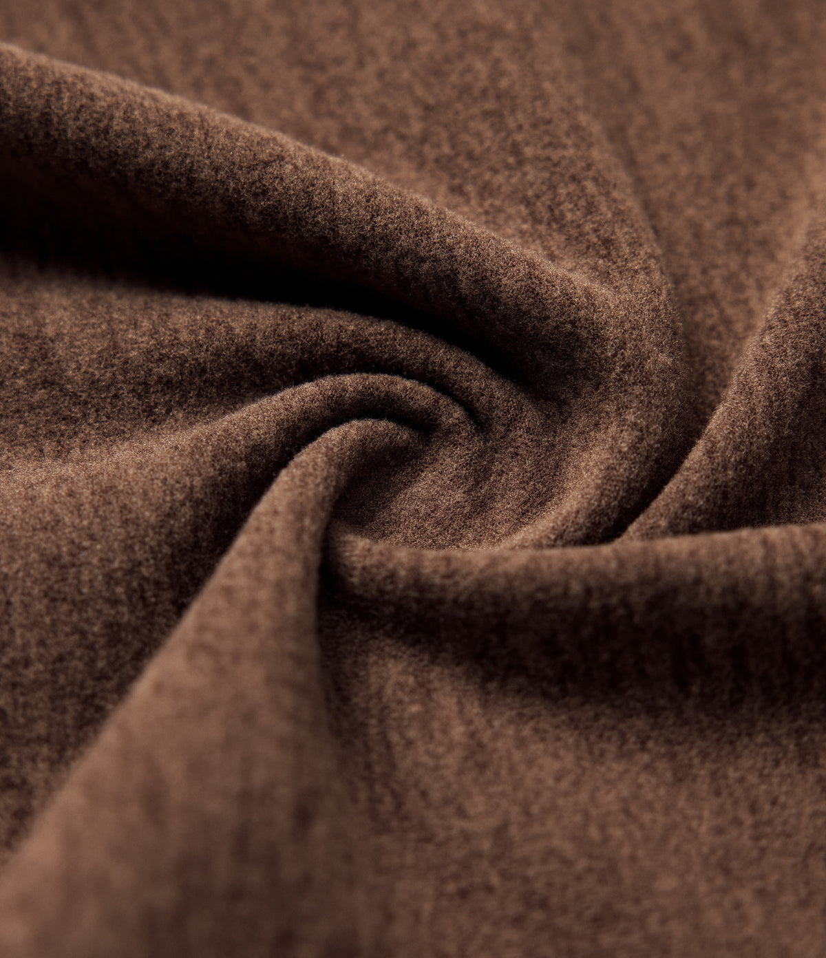 Mid Rise Drawstring Quick Dry Fleece Heathered Warming Flared Lounging Trousers-UPF40+ — Claystone — view 7