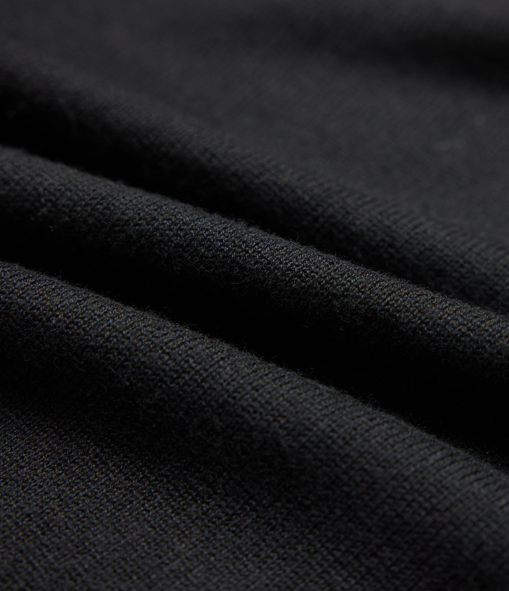 Hooded Drawstring Long Sleeve Zipper Casual Cardigan with Pockets — Black — view 8