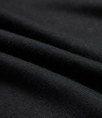 Hooded Drawstring Long Sleeve Zipper Casual Cardigan with Pockets — Black — view 8