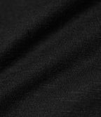 Round Neck Short Sleeve Casual Top with Pocket — Black — view 8