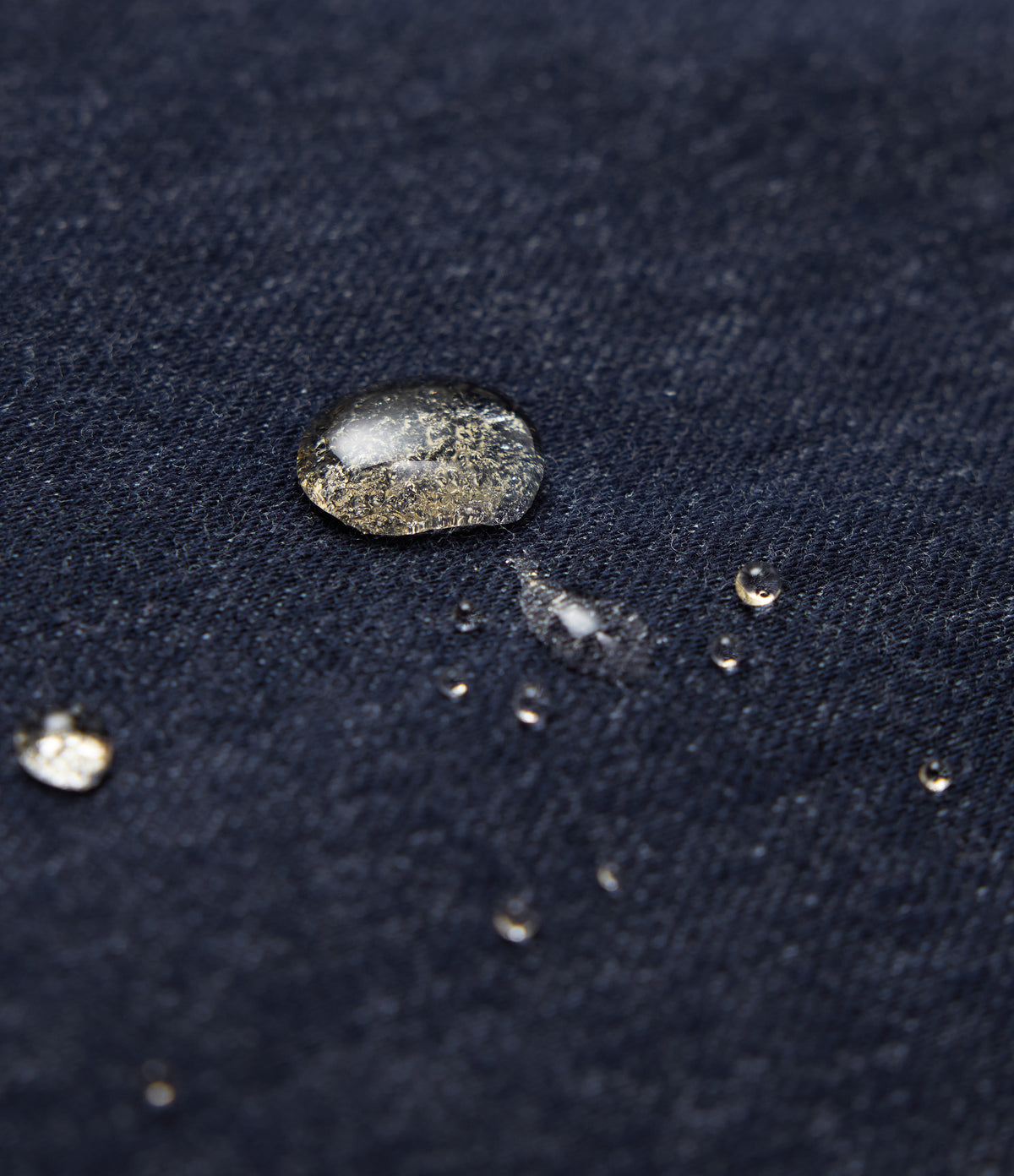 Collar Long Sleeve Denim Casual Jacket — Deep Cobalt Denim — view 7