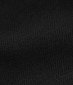 High-waisted Skinny Herringbone Work Trousers with Pockets — Black — view 8