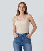HeatCore Casual Warming Tank Top — Whitecap Gray — view 5