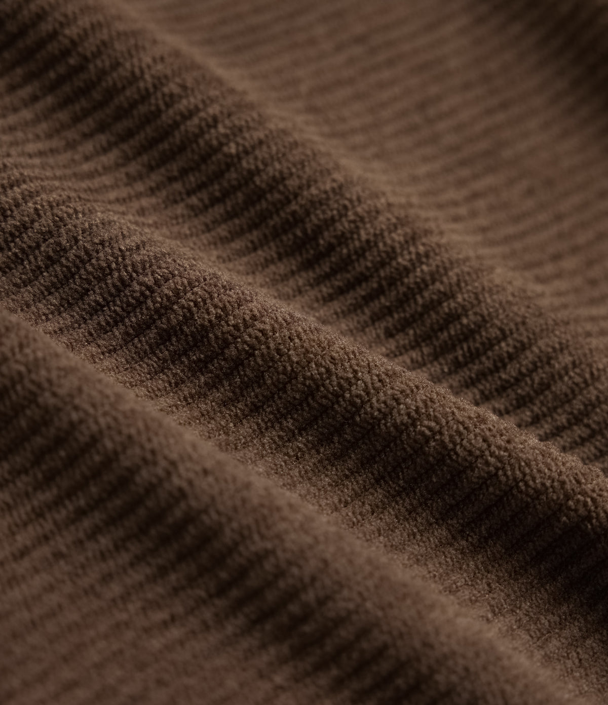 Long Sleeve Button Fly Corduroy Casual Shacket Jacket with Pockets — Flamewood Brown — view 8