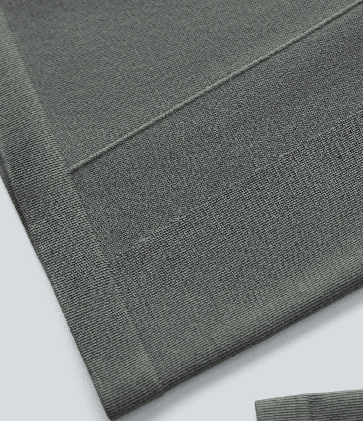 HeatCore OneForm Seamless Flow Round Neck Long Sleeve Thermal Casual Top — Hidden Blue Gray — view 8