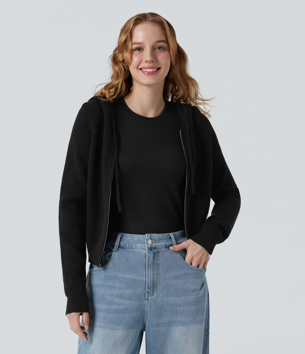 HeatCore Round Neck Short Sleeve Casual Warming T-Shirt — Black — view 8