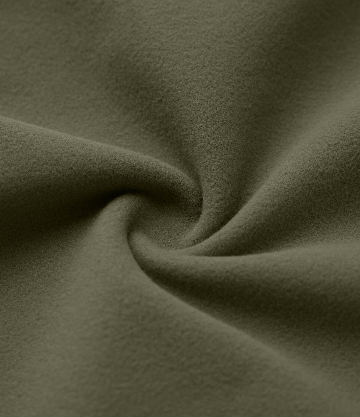 Plush Thermal Super High Waisted Belted Tapered Work Trousers with Pockets — Deep Sage — view 8