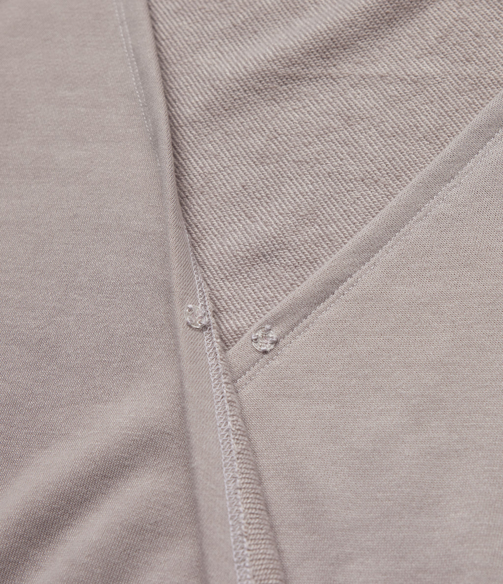 V Neck Long Sleeve Casual Sweatshirt — Ashes of Roses — view 6