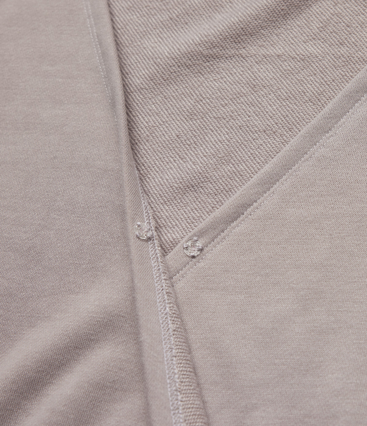 V Neck Long Sleeve Casual Sweatshirt — Ashes of Roses — view 6