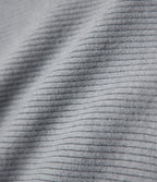 Queen Anne Neck Long Sleeve Casual Jumper — Light Blue Ash — view 6