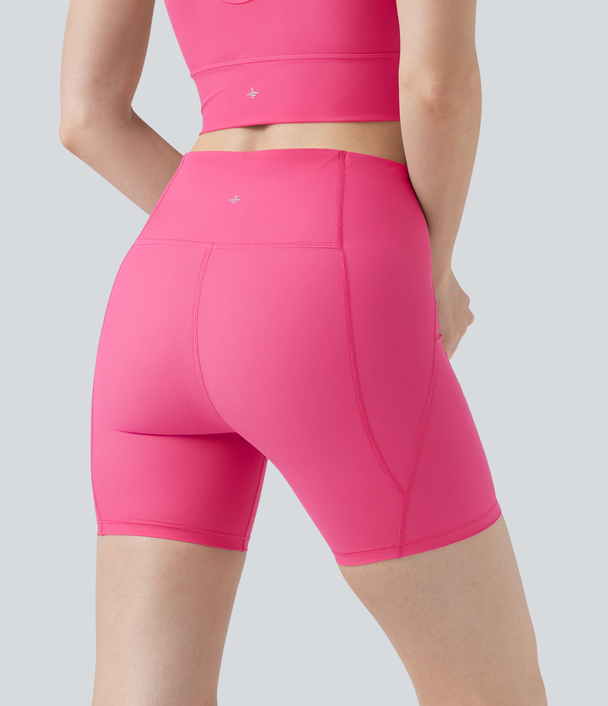 Land to Water High Waisted Bikini Bottom 5'' with Pocket — Claret Red — view 2