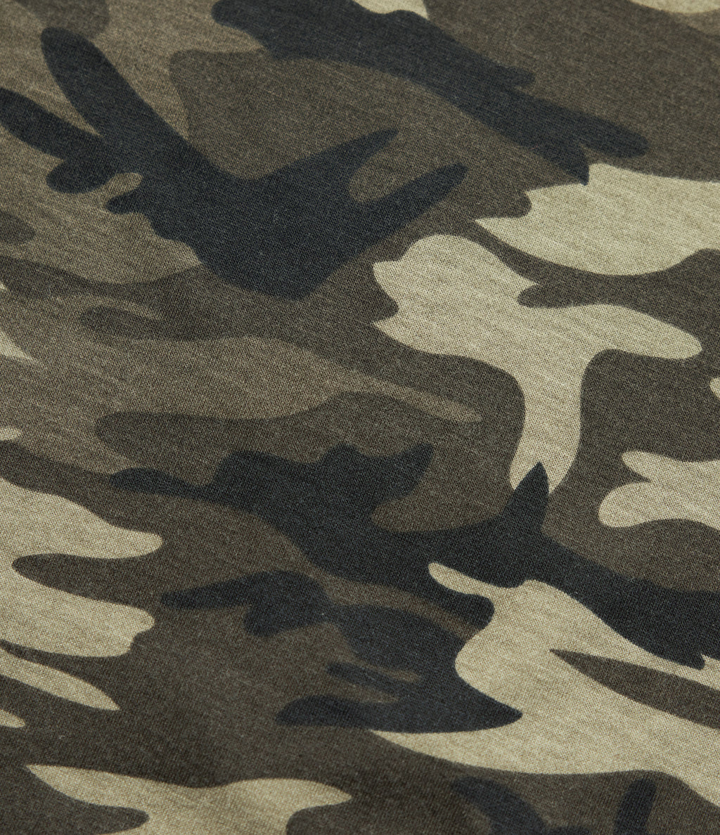 Racerback Camo Casual Tank Top — Born to be Wild - Green Camo — view 7