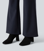 High Waisted Work Bootcut Trousers with Pockets — Seaborne — view 6