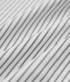 Mid Rise Stripes Work Flared Trousers with Zip Pockets — Zebra Ripple — view 7