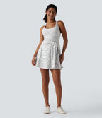 Stripe 2-in-1 Mini Dance Active Dress-Edition — Zebra Ripple — view 7