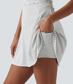 Stripe 2-in-1 Mini Dance Active Dress-Edition — Zebra Ripple — view 6