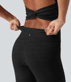 Tummy Control Training Jumpsuit with Pockets-Edition DD-F Cups — Black — view 6