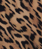 Leopard Print High Waisted Tummy Control Training Capri Leggings with Pockets — Tan Leopard — view 7
