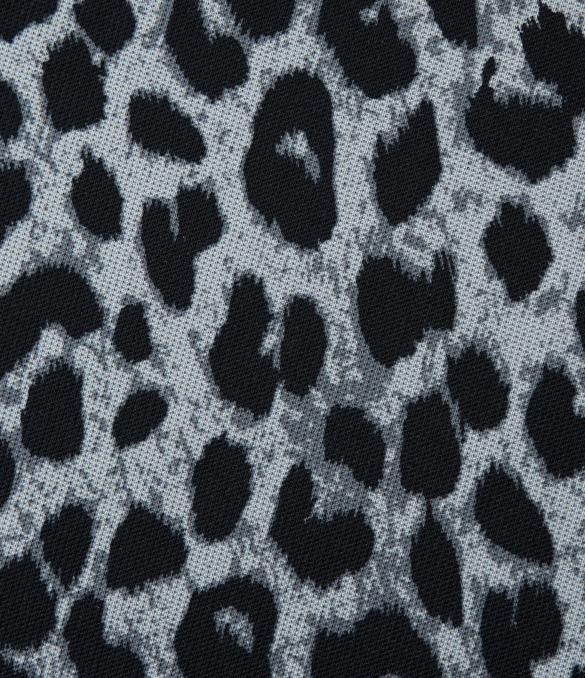 High Waisted Leopard Waffle Casual Baggy Trousers with Pockets — Frosted Panther — view 7