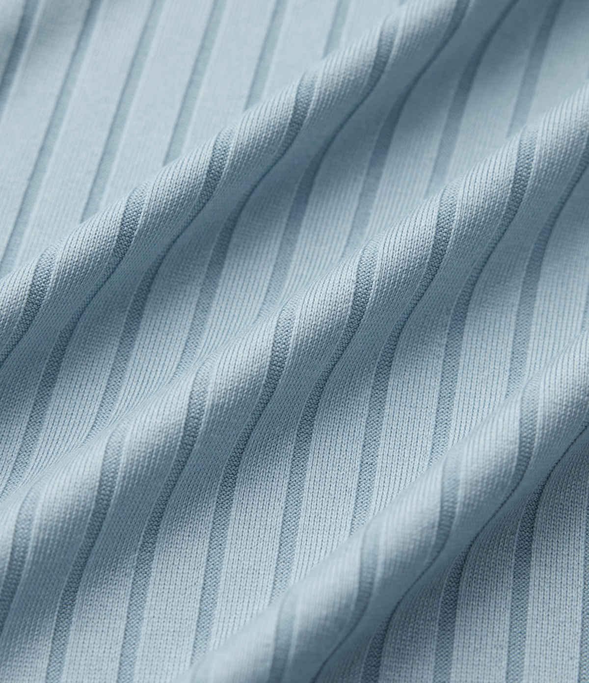 Ribbed Knit Halter Casual Tank Top — Forget-Me-Not — view 7