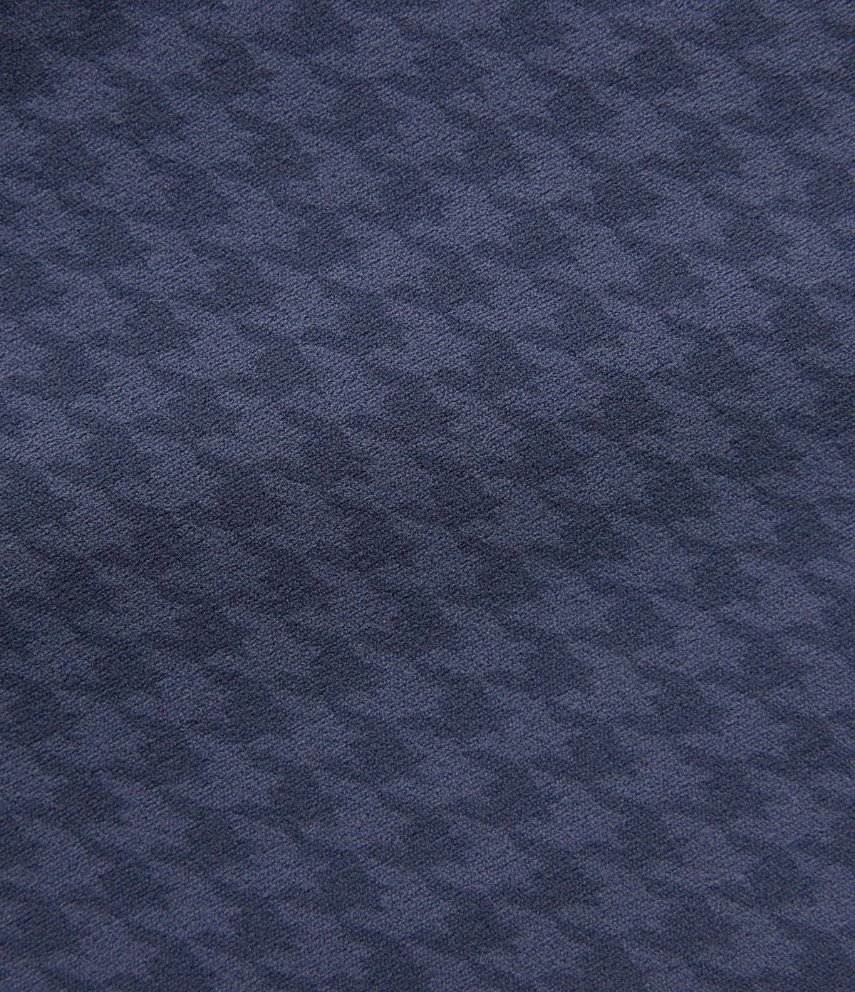 High Waisted Drawstring Houndstooth Tapered Yoga Leggings with Pockets — Midnight Navy Houndstooth — view 7