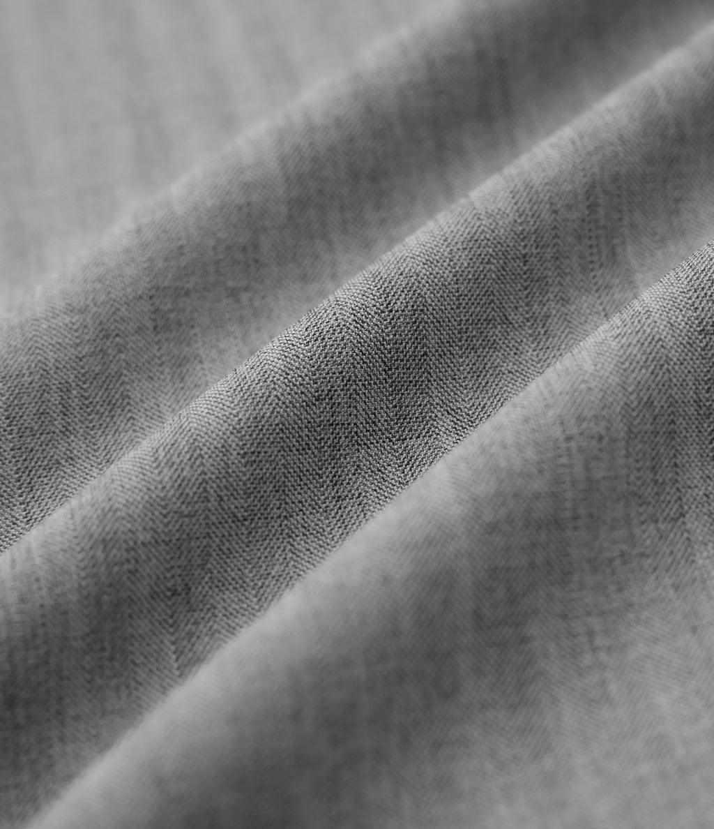 High Waisted Wide Leg Work Trousers with Pockets — Harbor Mist — view 7