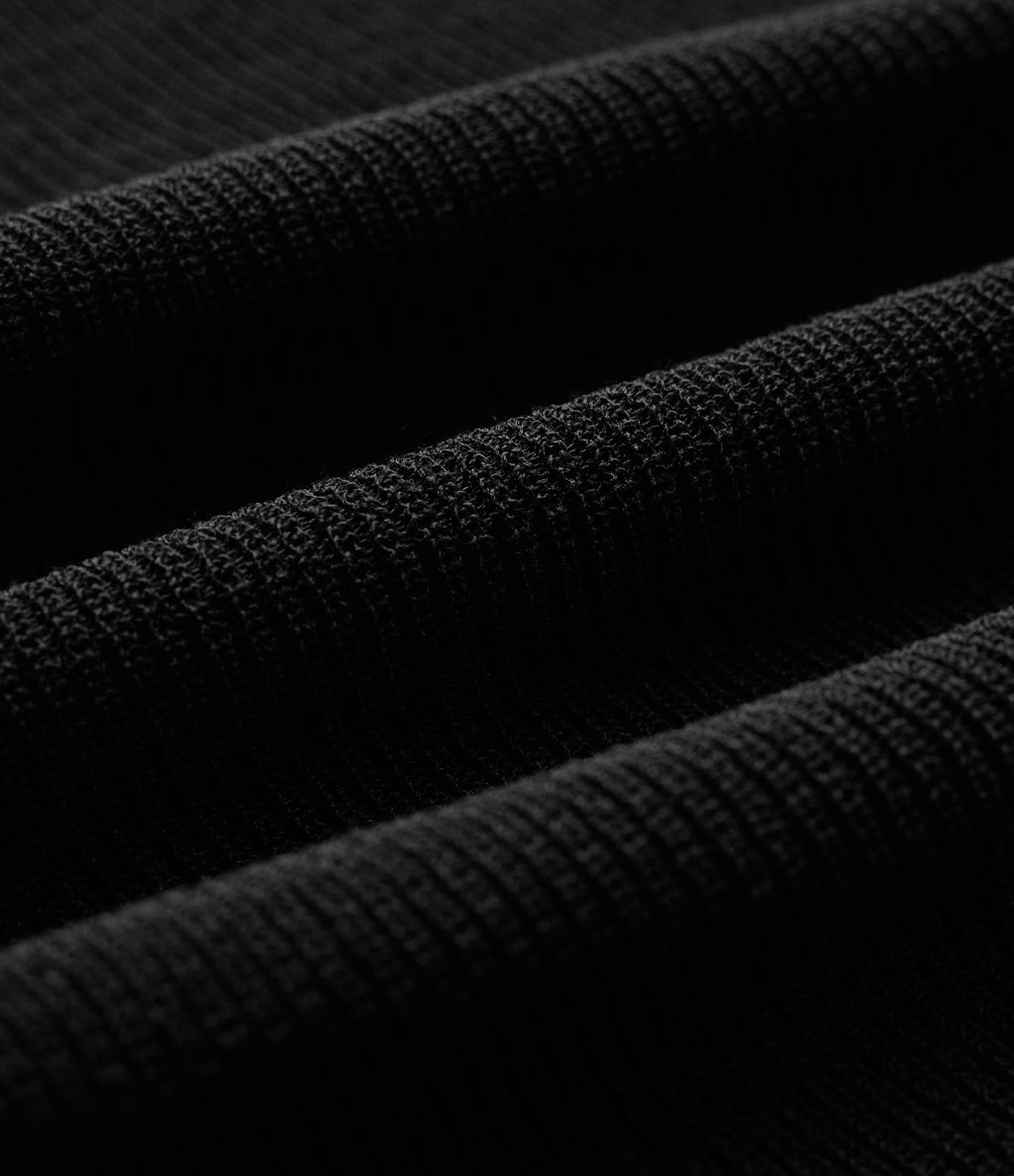 One Shoulder Half Sleeve Casual Jumper — Black — view 8