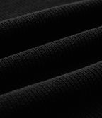 One Shoulder Half Sleeve Casual Jumper — Black — view 8