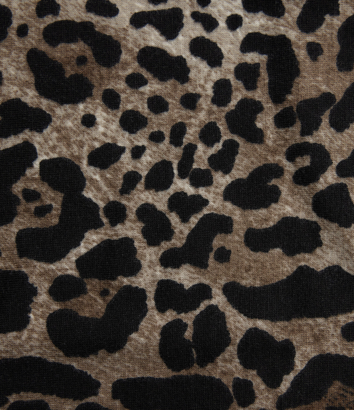 Deep V-neck Racerback Leopard Print Casual Tank Top — Beige and Brown Leopard — view 7