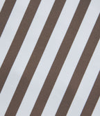 High Waisted Drawstring Stripe Yoga Leggings with Pockets — Café Mocha — view 8
