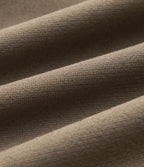 High Waisted Tie Back Knee Length Casual Linen-Blend Pencil Skirt — Driftwood Brown — view 7