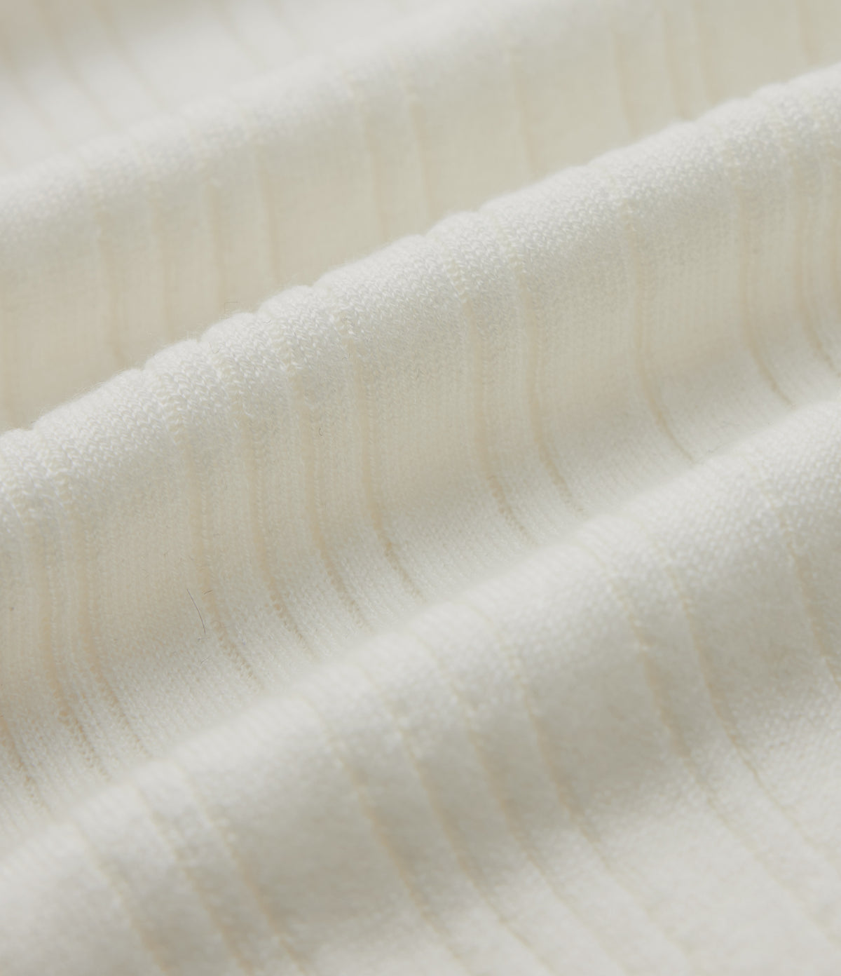 V Neck Short Sleeve Wool-Blend Casual Jumper — Snowfall — view 6