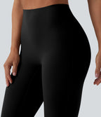 High waisted Yoga Leggings — Black — view 4