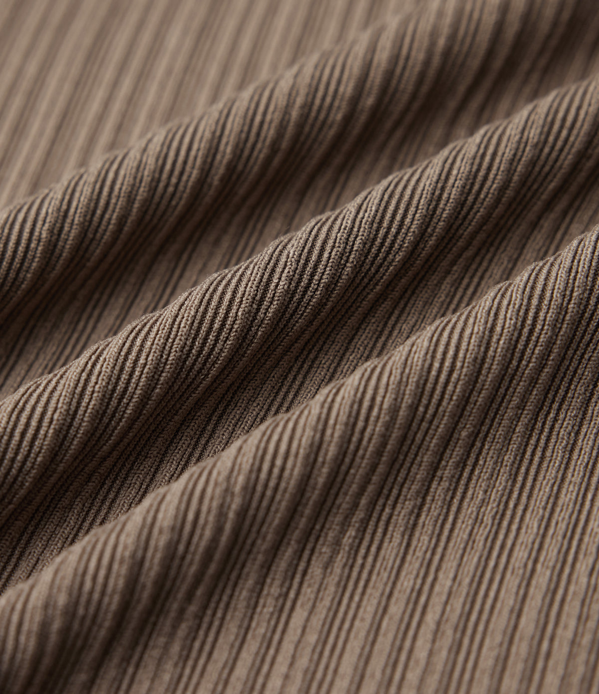 Round Neck Split Hem Ultra-slim Casual Tank Top — Shitake — view 6