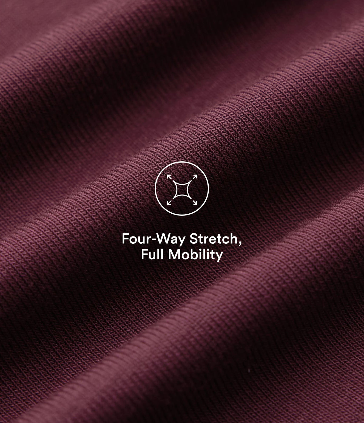 Ribbed Square Neck Butterfly Sleeve Ruched Casual T-Shirt — Maroon Banner — view 6