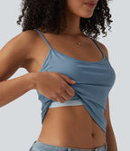 U Neck Casual Tank Top — Mountain Spring — view 1